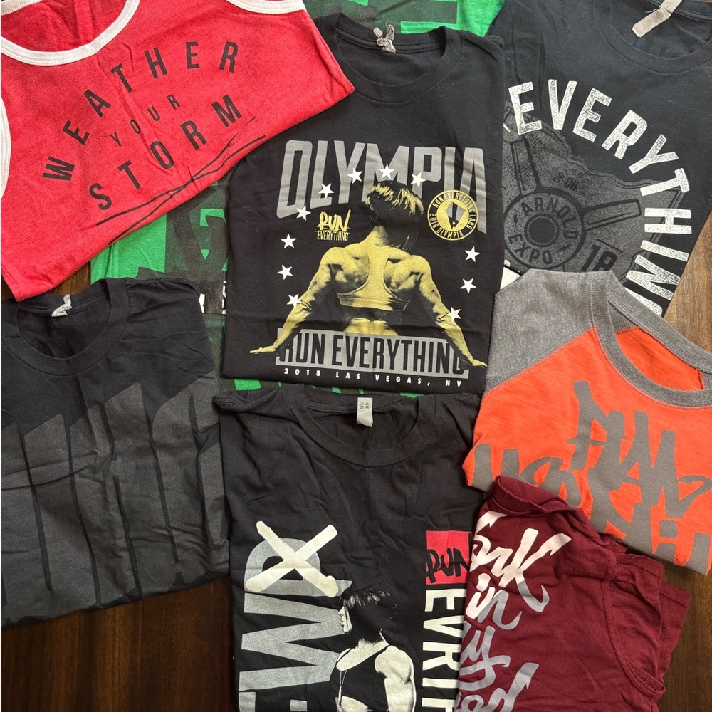 8 Shirt Bundle! Flag nor Fail x Run Everything Labs T-Shirt-Tank Collection